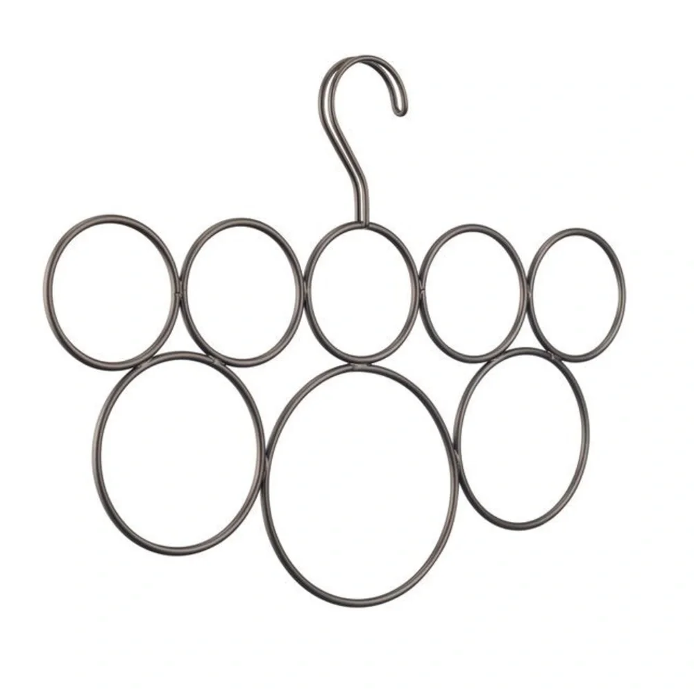 Like New Bronze Metal Multi Scarf Organzier Hanger